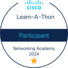 Networking Academy Learn-A-Thon 2024 badge