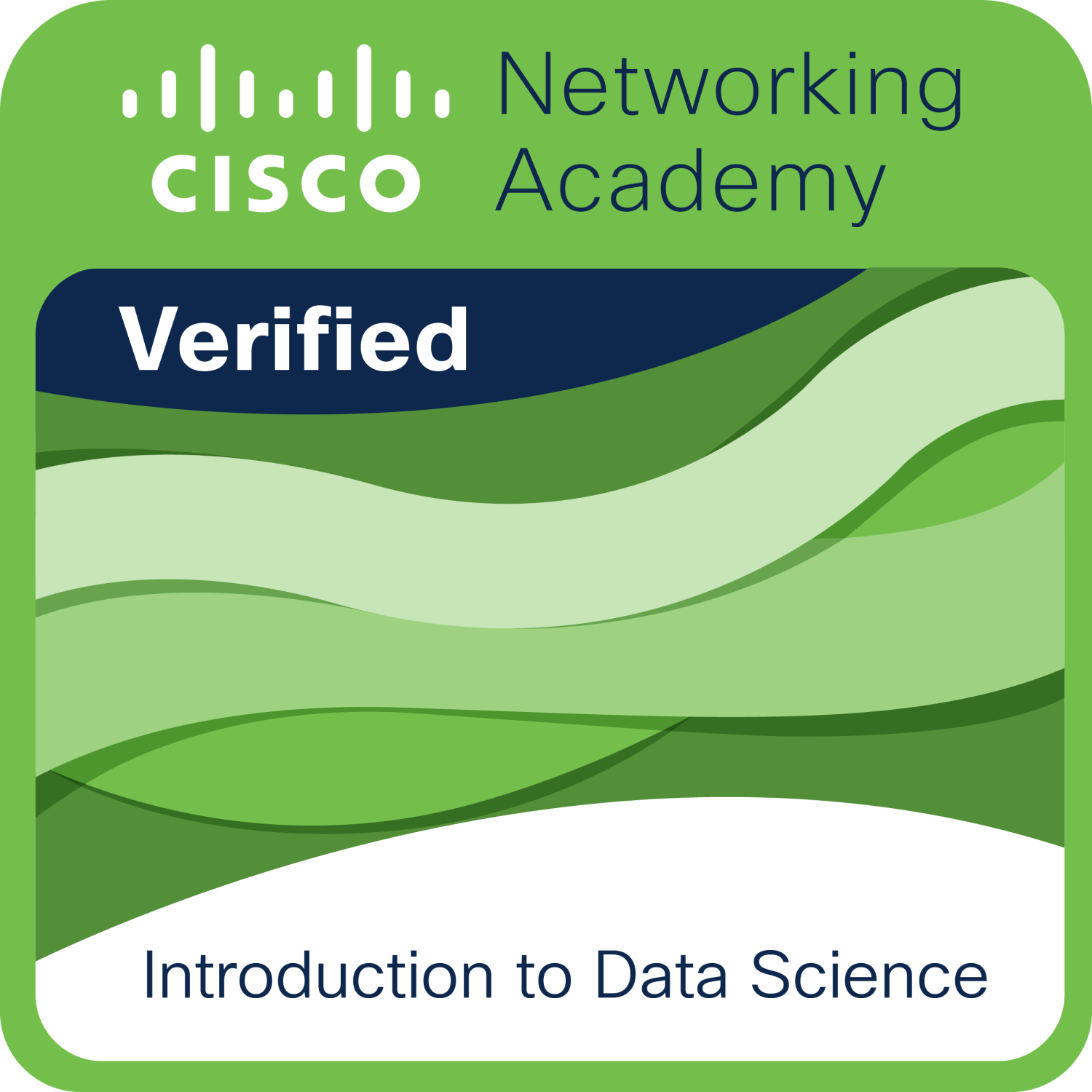 Introduction to Data Science badge