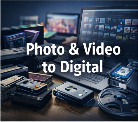 Old photos and video media being digitised